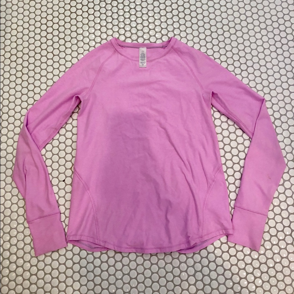 long sleeve bubblegum pink ivivva top